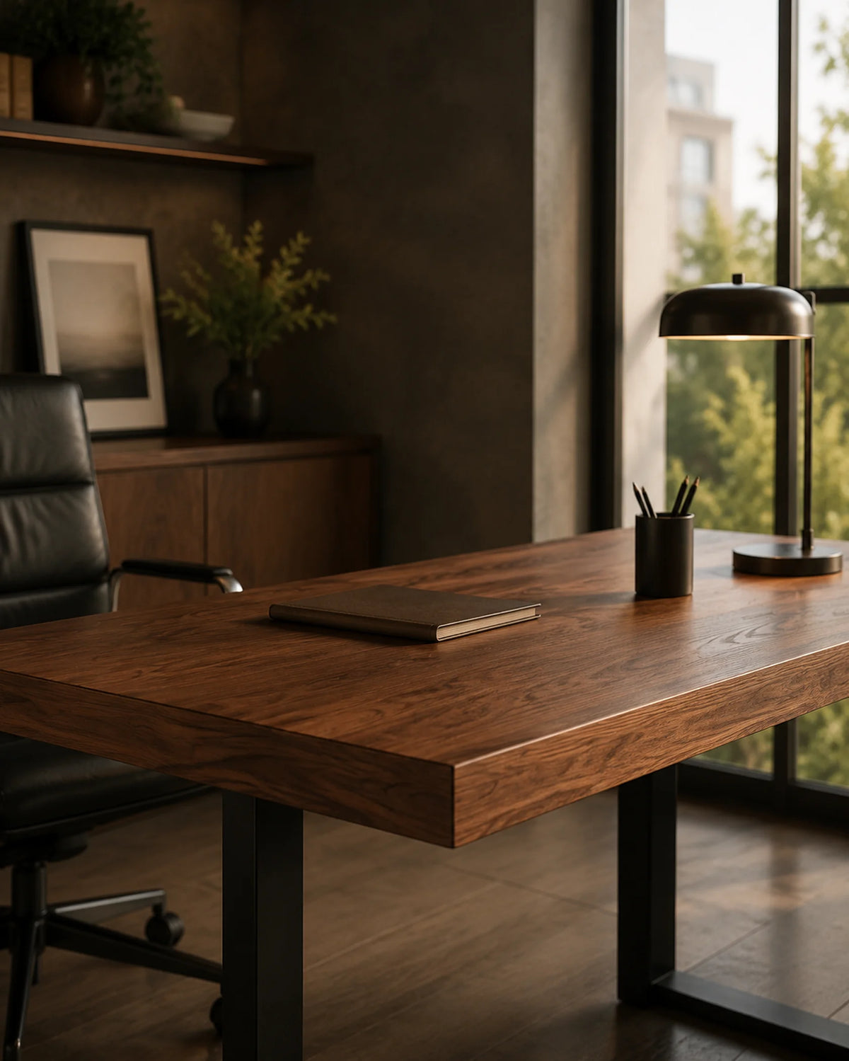 Straight Edge Solid Wood Tabletop