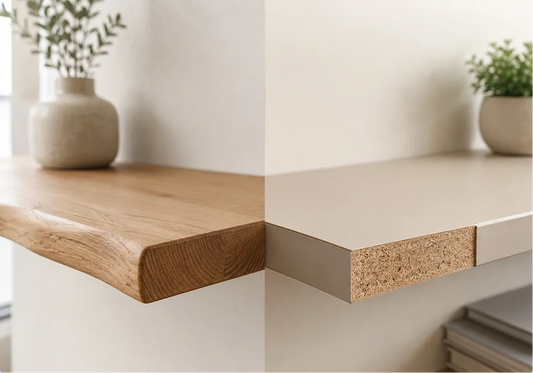 Floating Shelves: Solid Wood vs MDF Explained