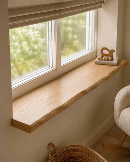 Live Edge Solid Wood Windowsill