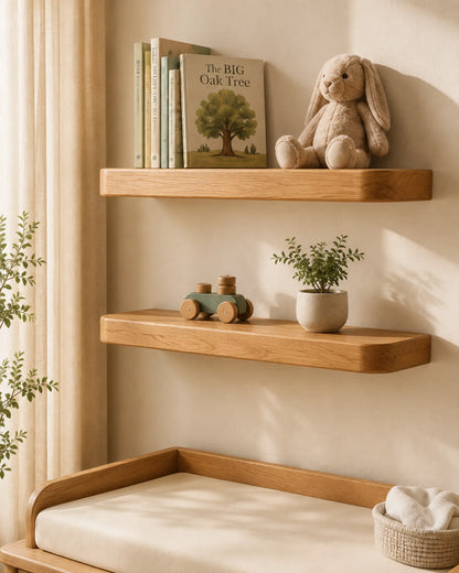 Rounded Edge Floating Shelf