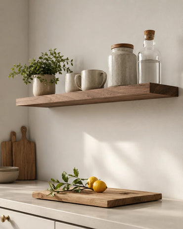 Straight Edge Floating Shelf