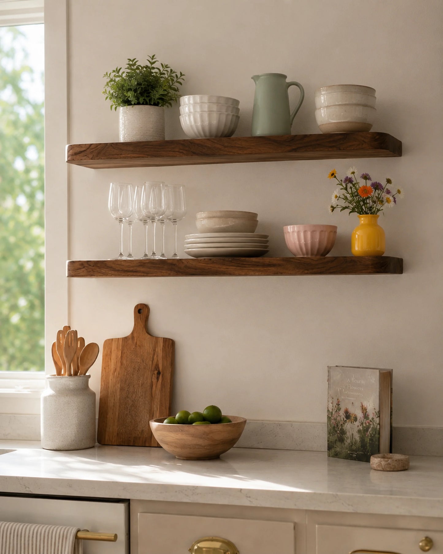 Rounded Edge Floating Shelf