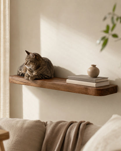 Rounded Edge Floating Shelf