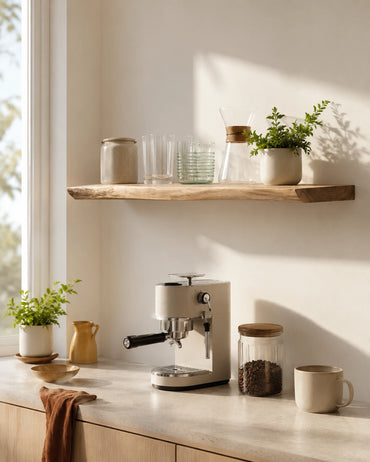 Live Edge Floating Shelf
