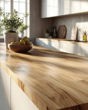 Straight Edge Solid Wood Tabletop