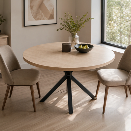 Round Solid Wood Tabletop