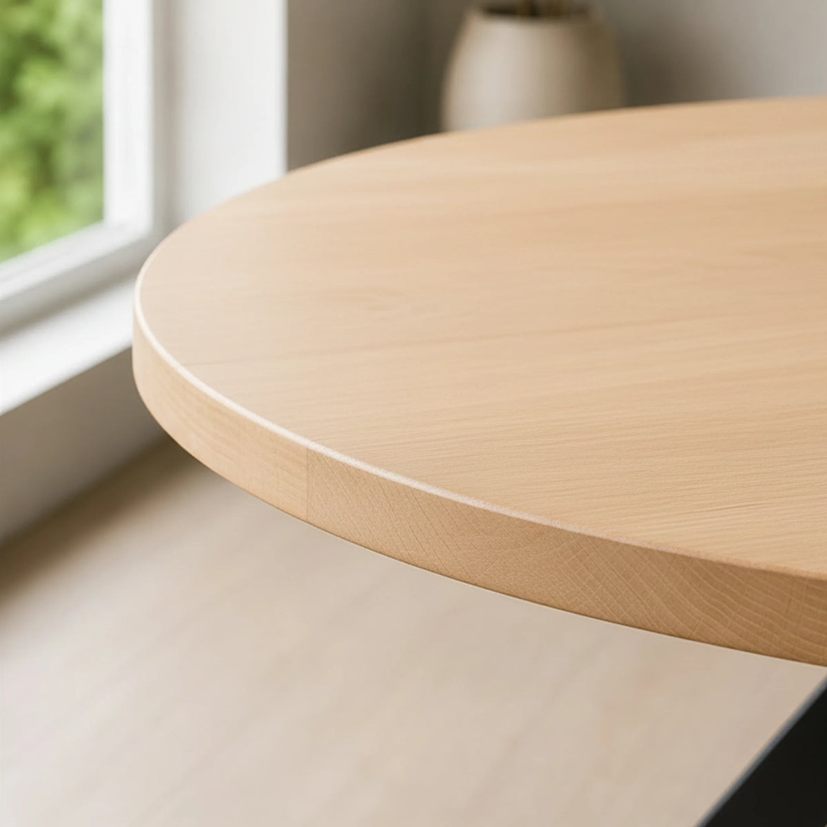 Round Solid Wood Tabletop