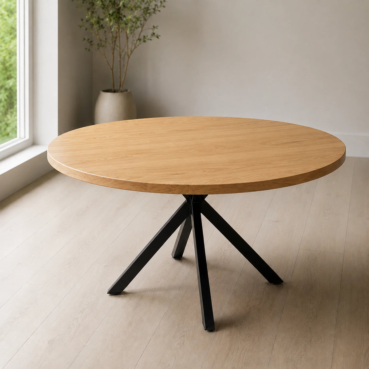 Round Solid Wood Tabletop