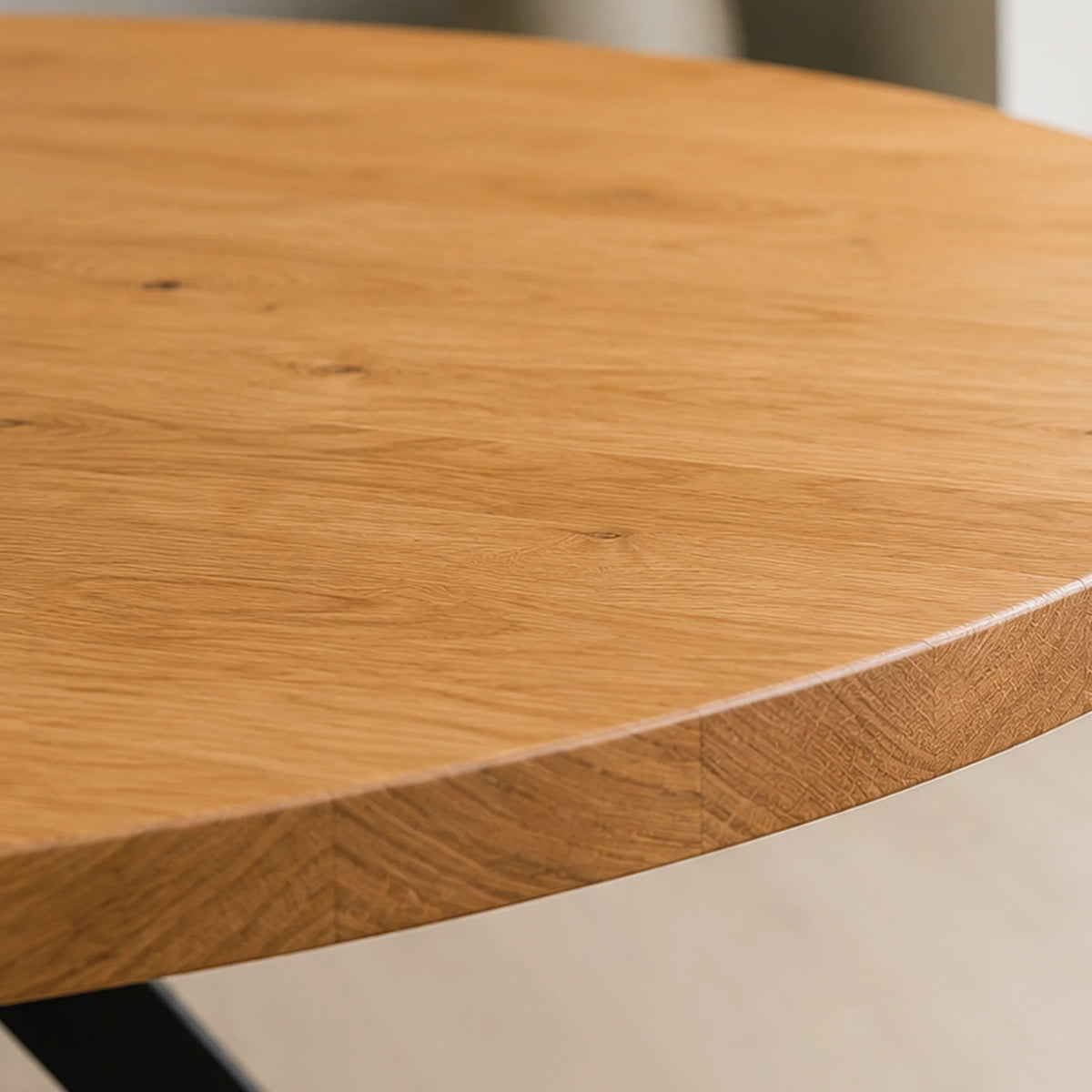 Round Solid Wood Tabletop