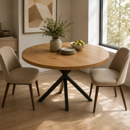 Round Solid Wood Tabletop