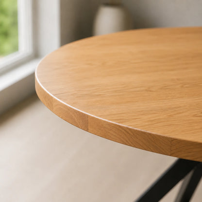 Round Solid Wood Tabletop