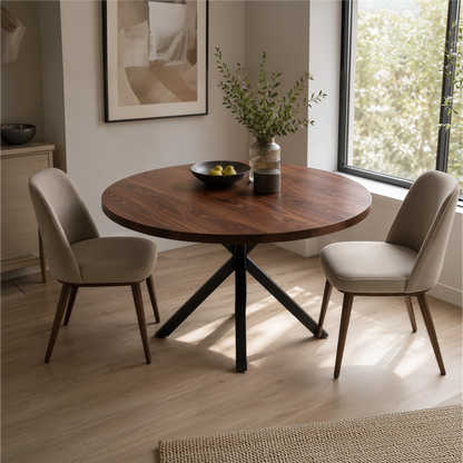 Round Solid Wood Tabletop