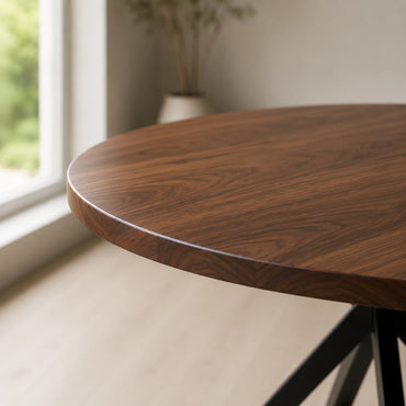 Round Solid Wood Tabletop