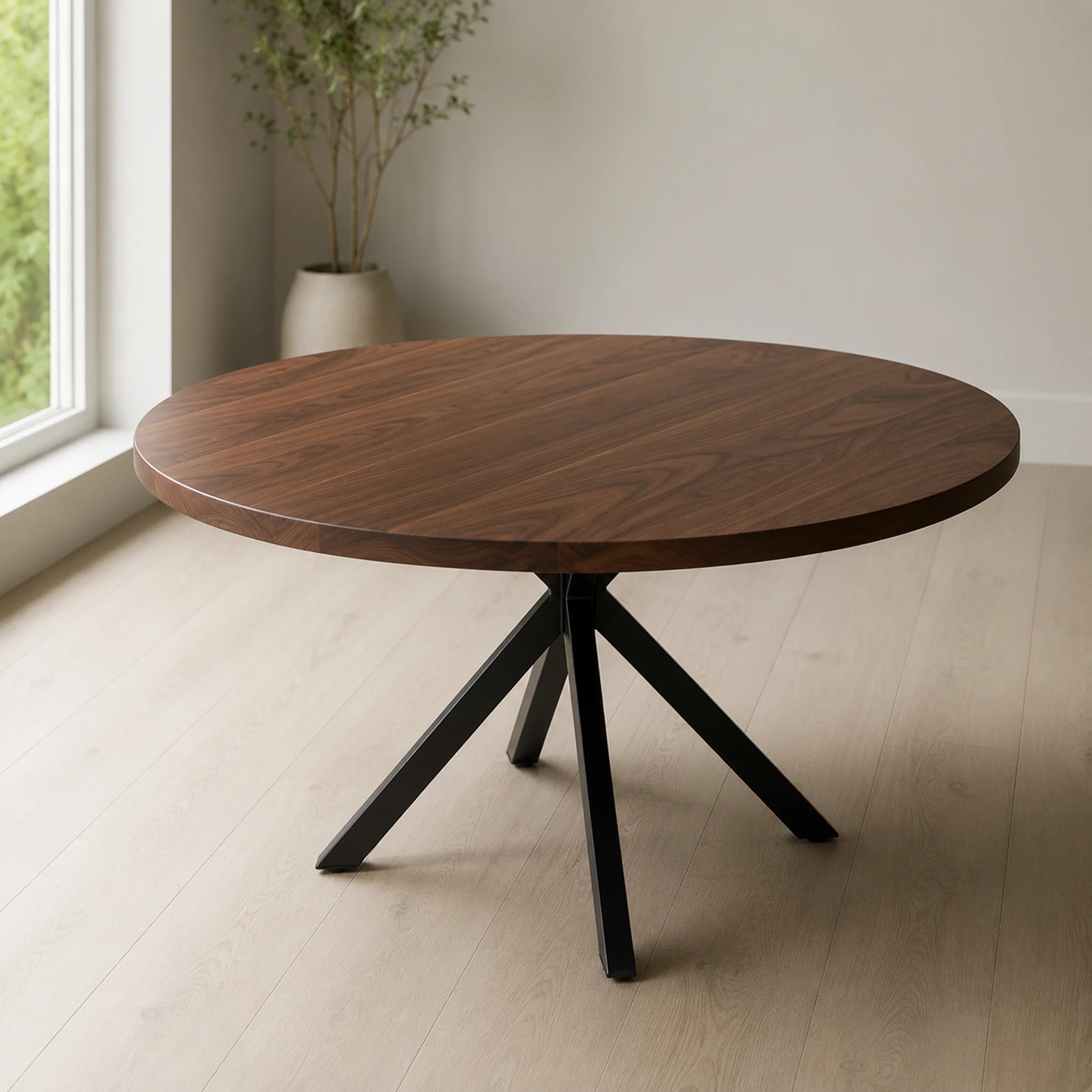 Round Solid Wood Tabletop